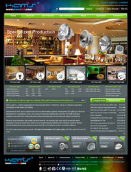 金曼斯光電（Kamsled）官方網站設計 以光為媒，照亮品牌未來